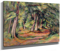 Sous Bois (Pres Du Jas De Bouffan) By Paul Cezanne Fine Art Print 2