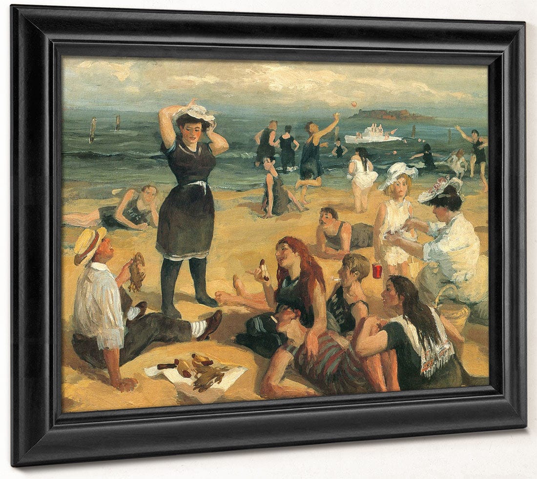 South Beach Bathers 1907 1908 By John Sloan Fine Art Print 2