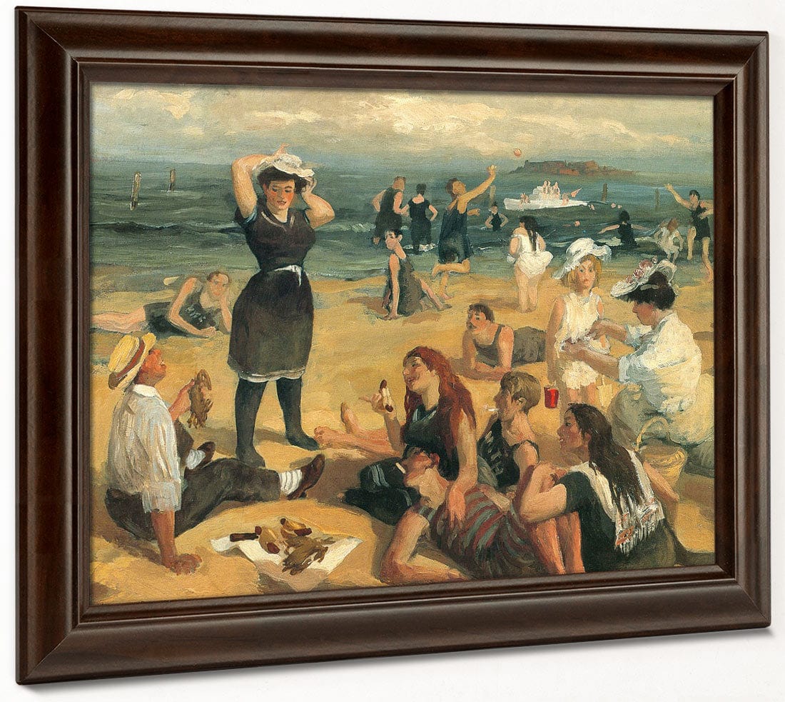 South Beach Bathers 1907 1908 By John Sloan Fine Art Print 2