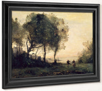 Souvenir Of Italy By Jean Baptiste Camille Corot Fine Art Print 2
