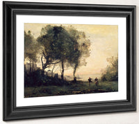 Souvenir Of Italy By Jean Baptiste Camille Corot Fine Art Print 2