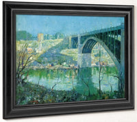 Spring By Night By Harlem By River By Ernest By Lawson Fine Art Print 2
