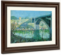Spring By Night By Harlem By River By Ernest By Lawson Fine Art Print 2