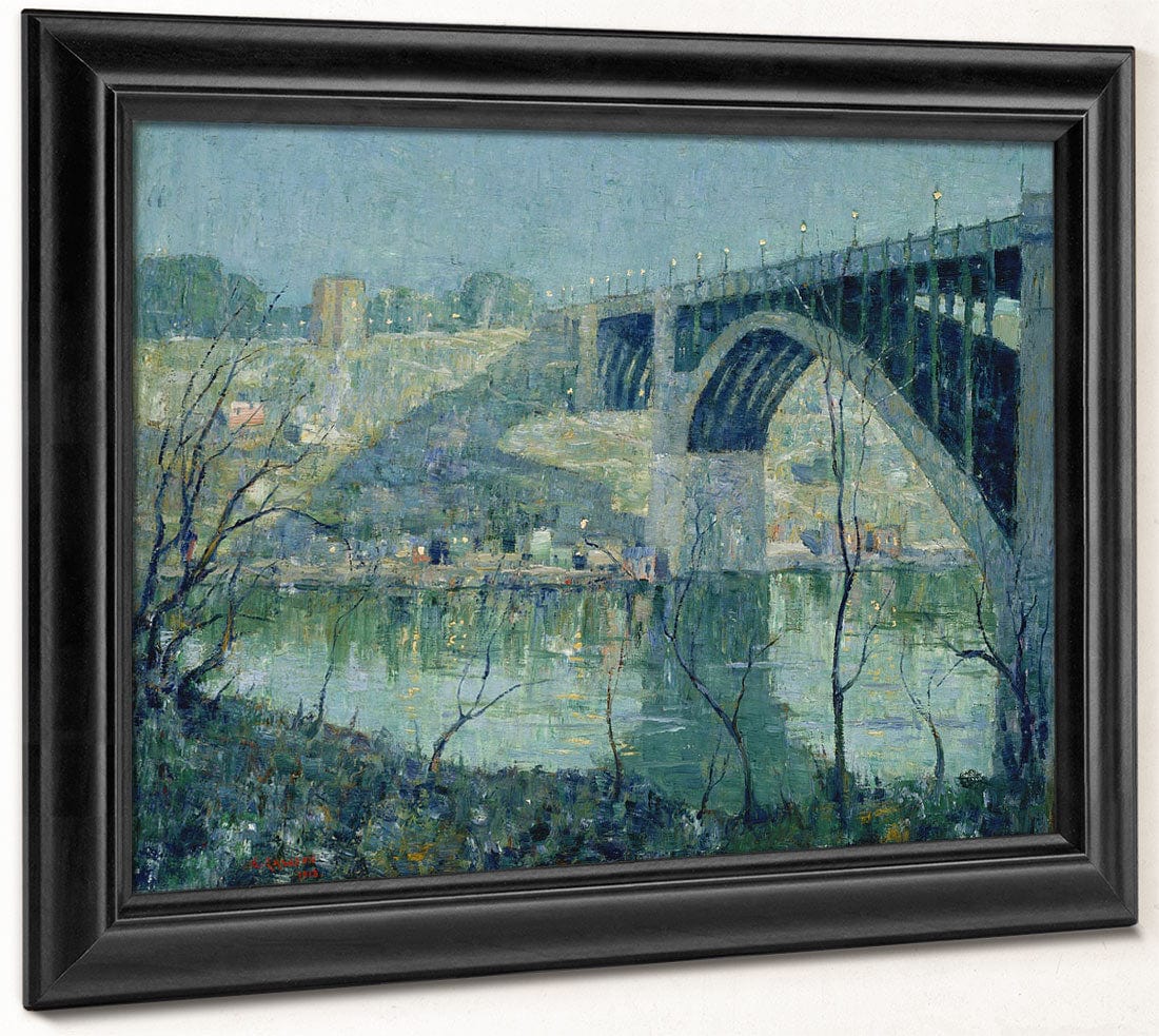 Spring Night, Harlem River I By Ernest Lawson Fine Art Print 2