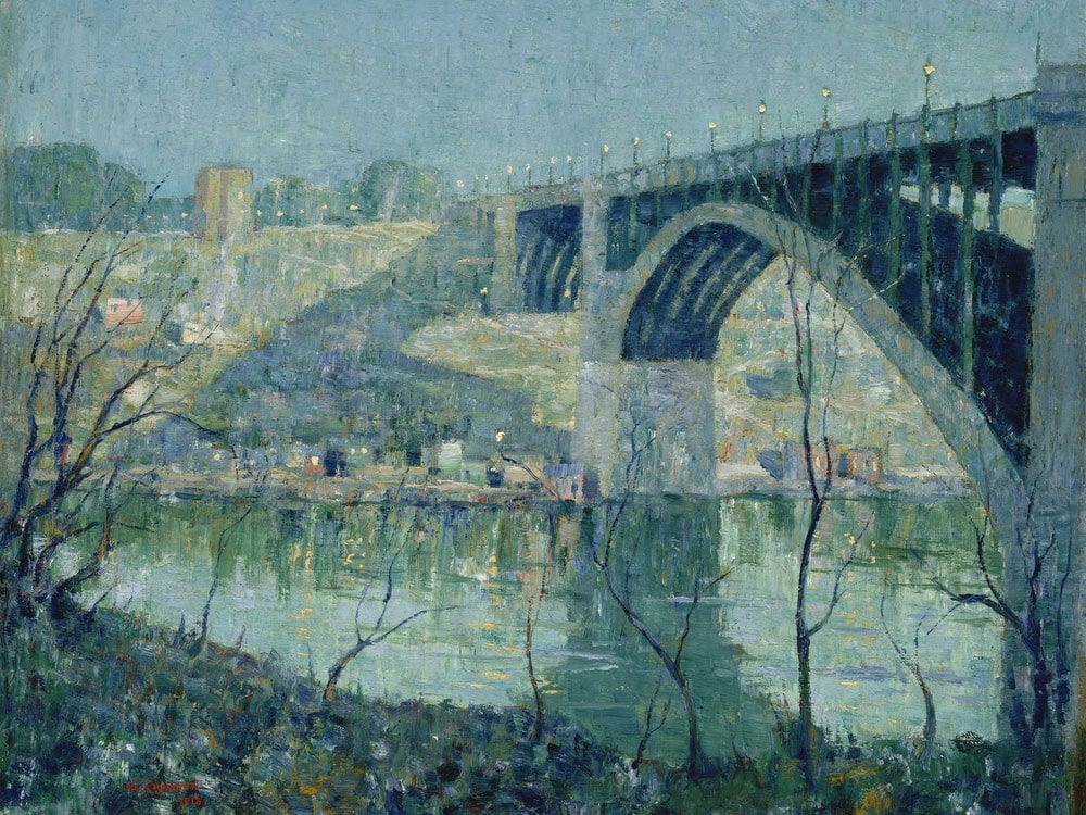 Spring Night, Harlem River I By Ernest Lawson Fine Art Print 2