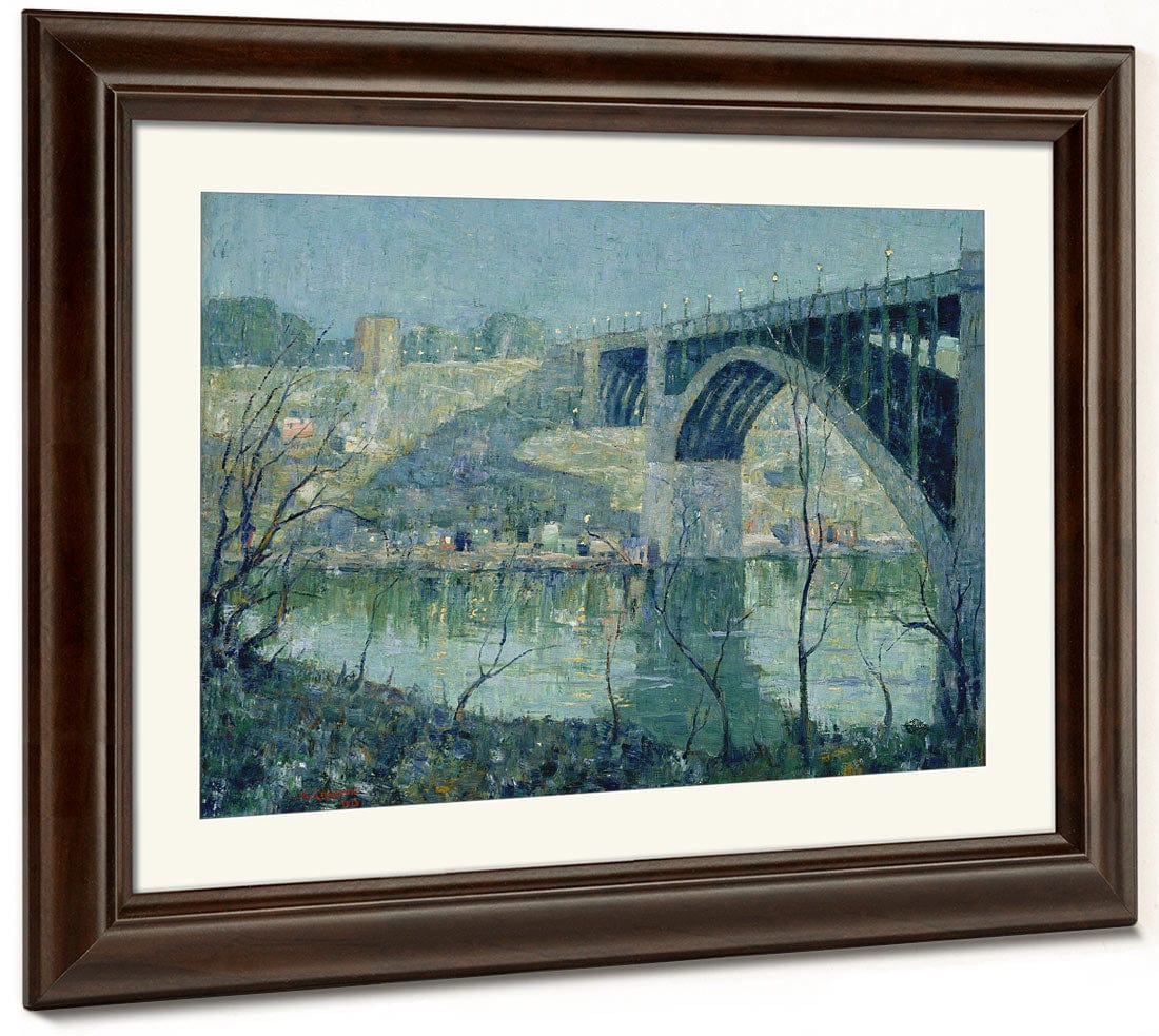 Spring Night, Harlem River I By Ernest Lawson Fine Art Print 2