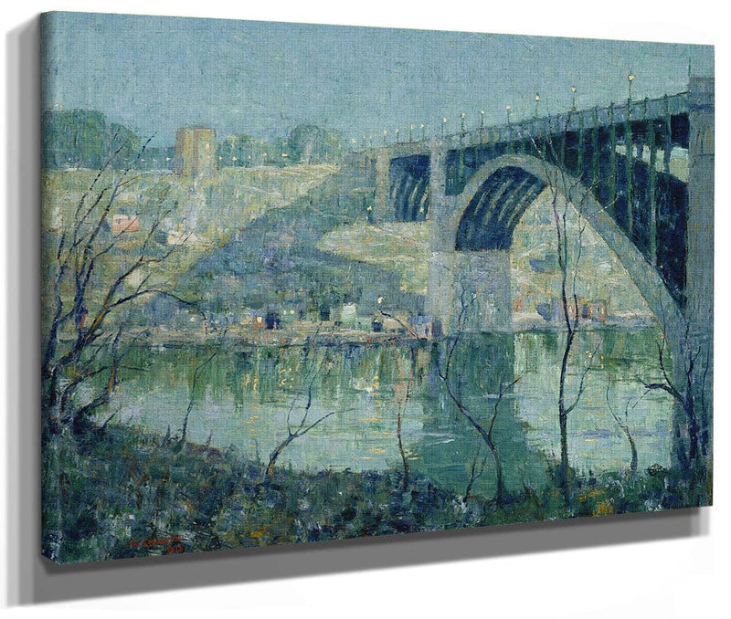Spring Night, Harlem River I By Ernest Lawson Fine Art Print 2