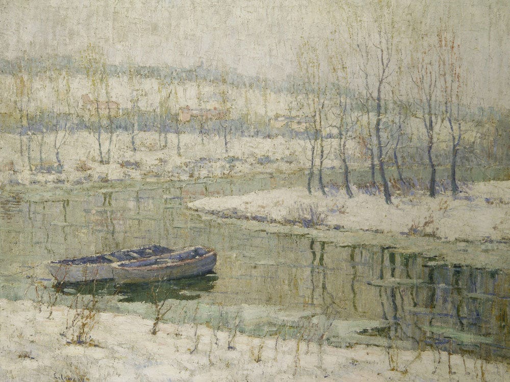 Spring Thaw By Ernest Lawson Fine Art Print 2