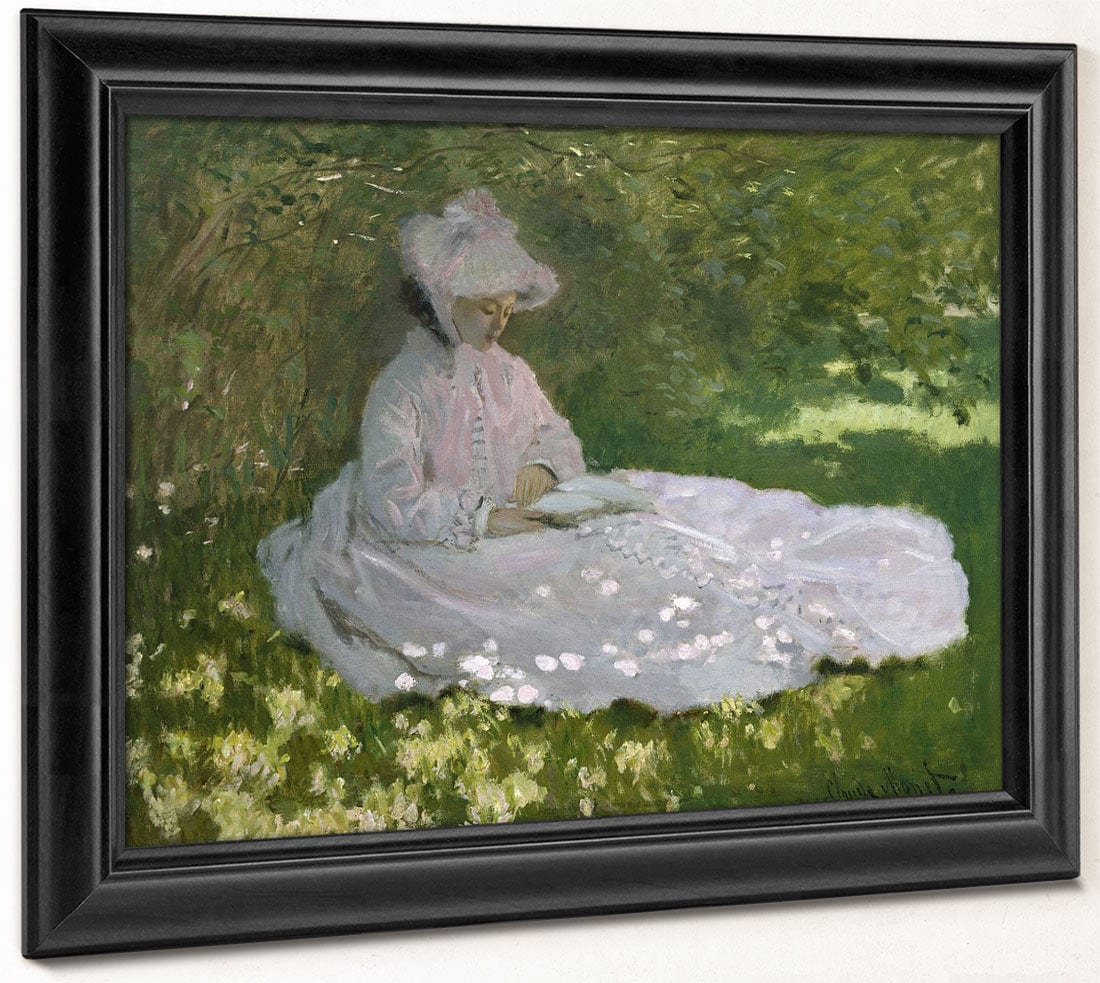 Springtime By Claude Monet Fine Art Print 2