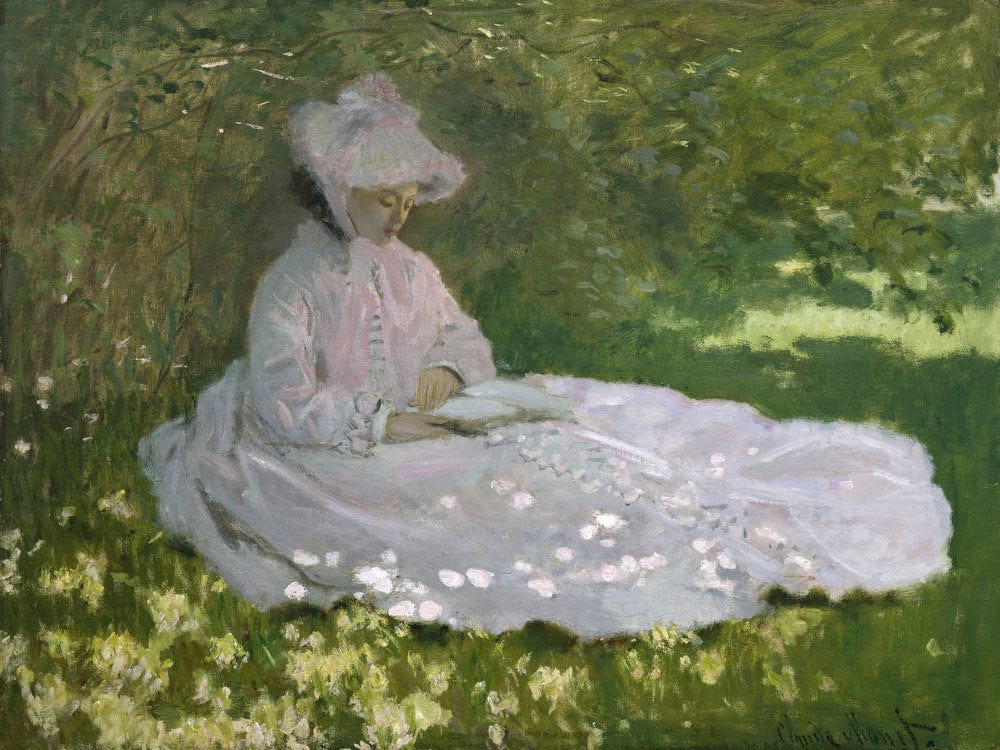 Springtime By Claude Monet Fine Art Print 2