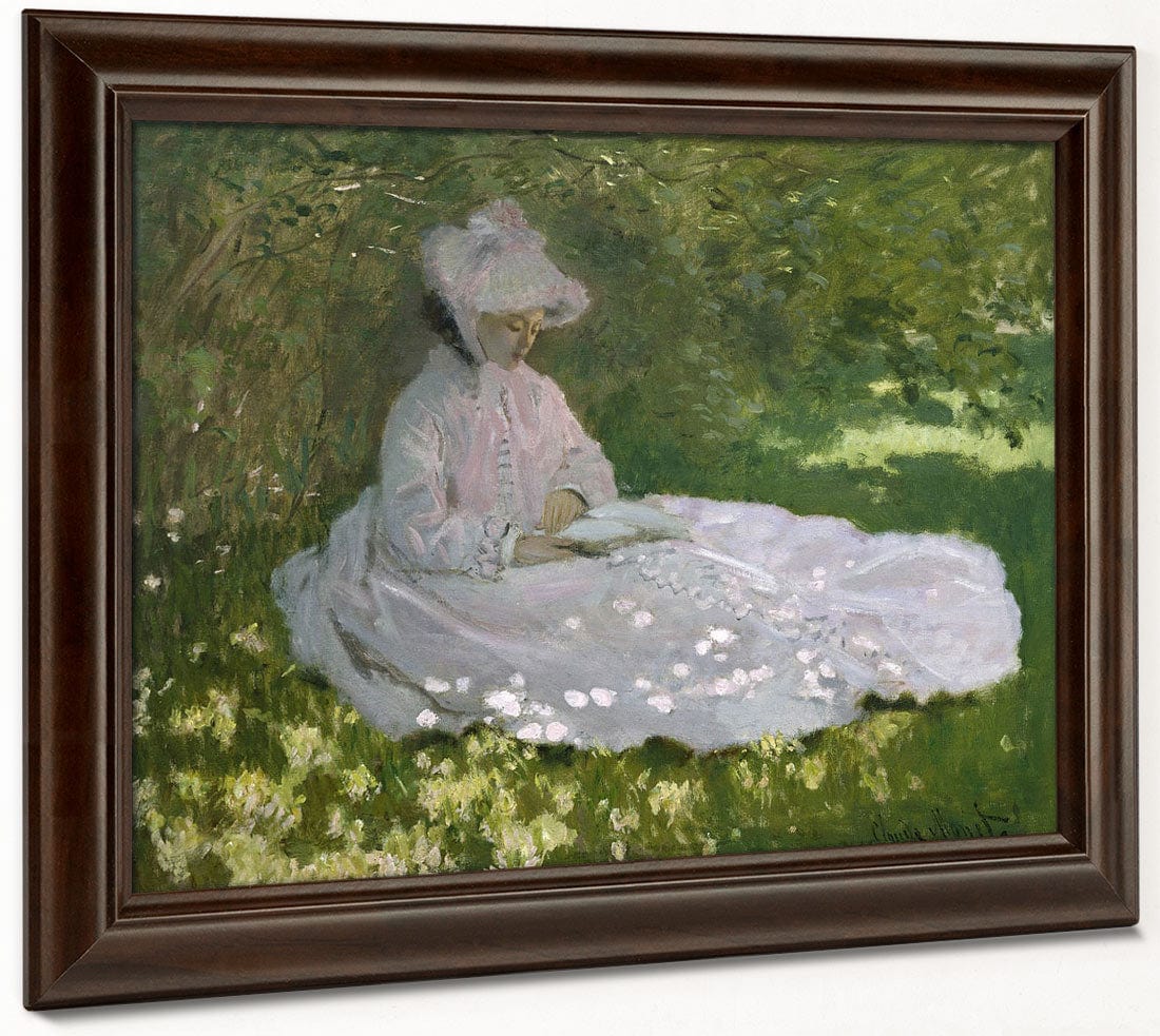 Springtime By Claude Monet Fine Art Print 2