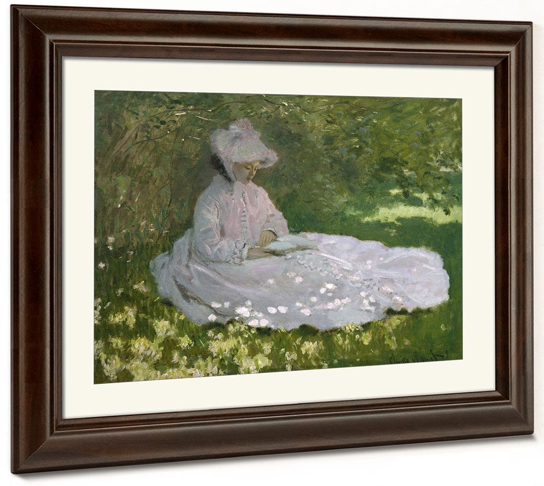 Springtime By Claude Monet Fine Art Print 2