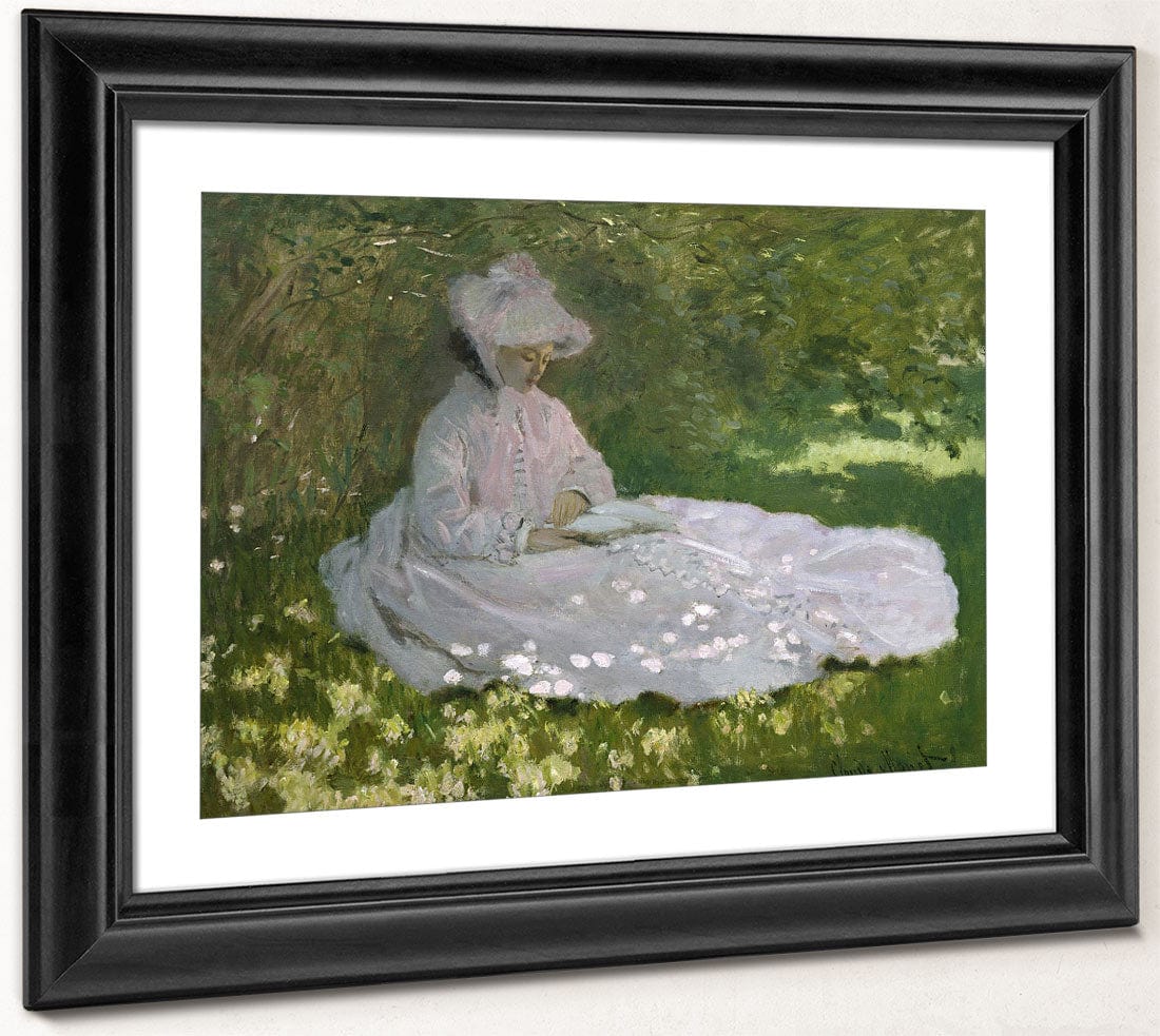 Springtime By Claude Monet Fine Art Print 2