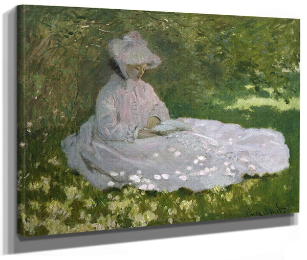 Springtime By Claude Monet Fine Art Print 2