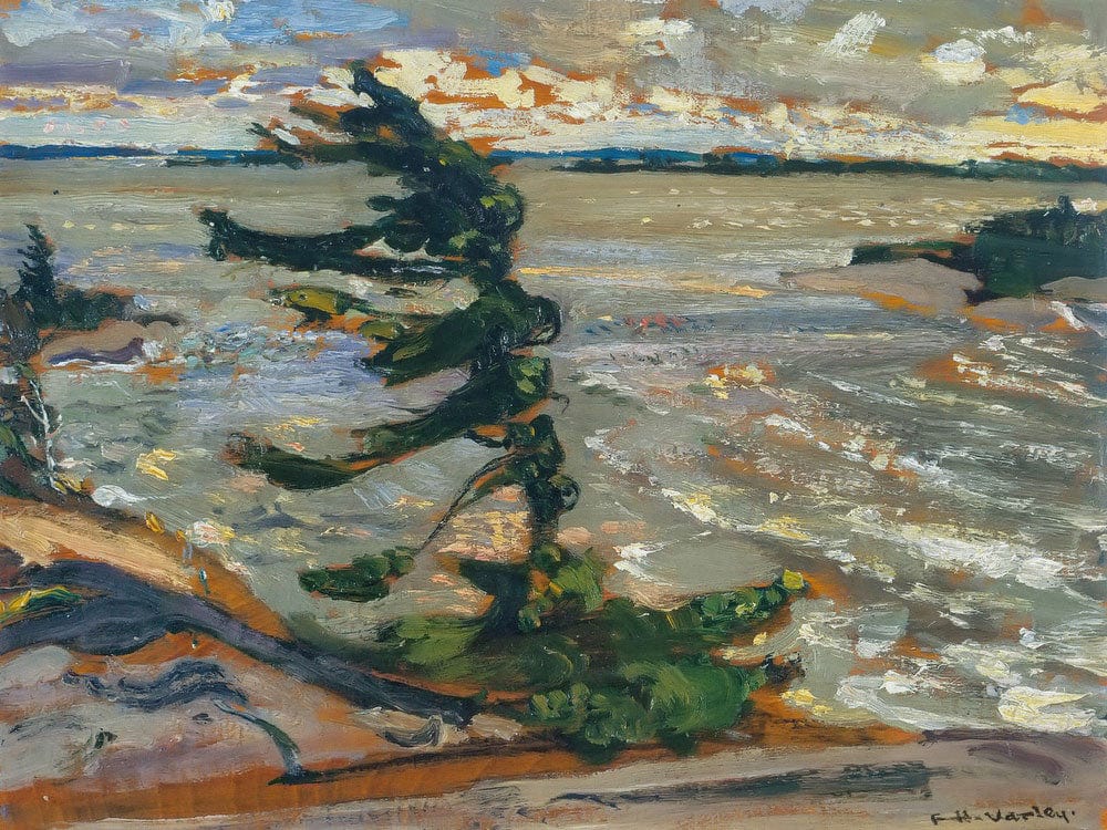 Squally Weather Georgian Bay By Fh Varley Fine Art Print 2