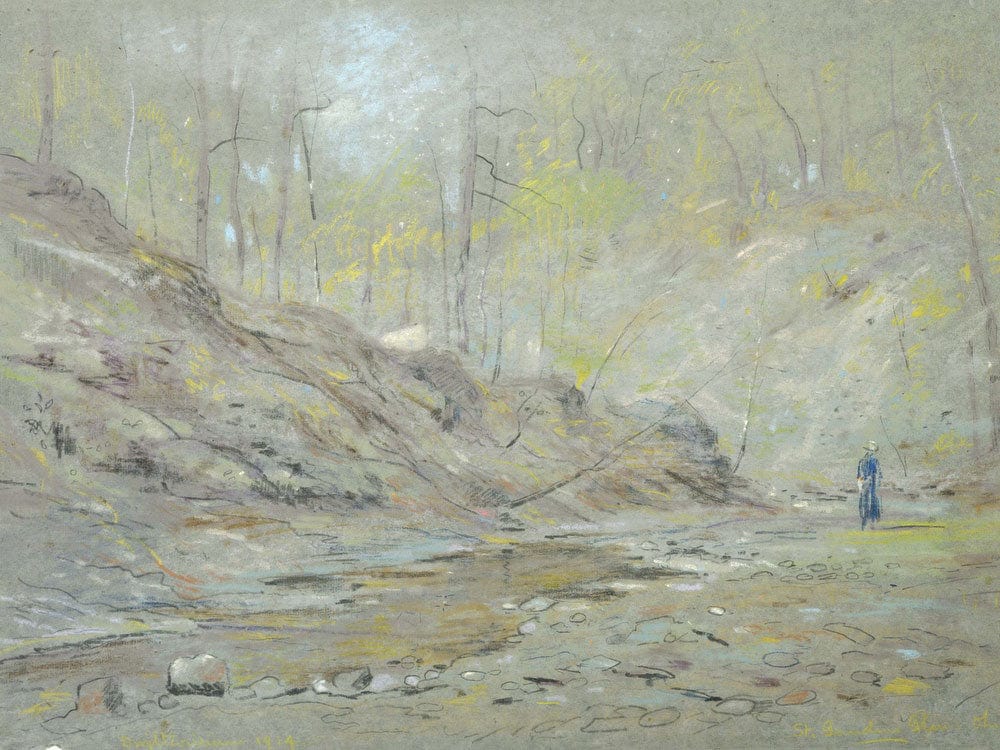 St. Gauden's Glen, Ohio By Dwight William Fine Art Print 2