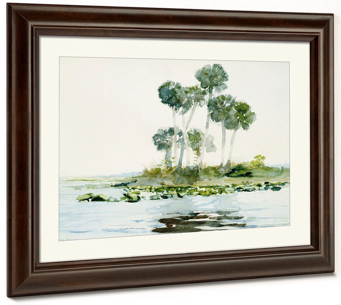 St. Johns River, Florida By Winslow Homer Fine Art Print 2