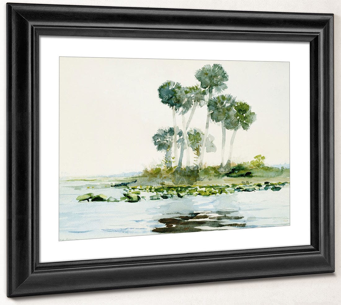 St. Johns River, Florida By Winslow Homer Fine Art Print 2
