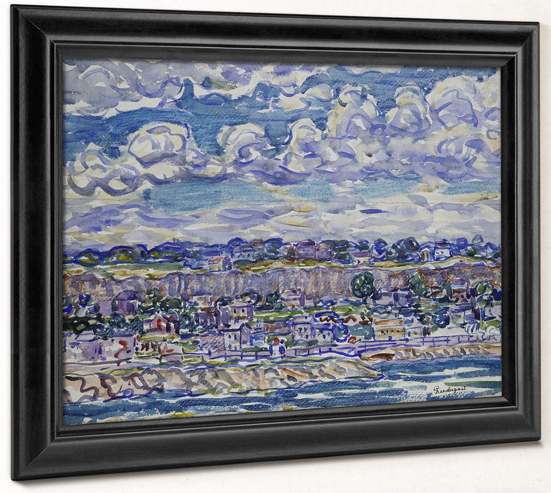 St. Malo By Maurice Brazil Prendergast Fine Art Print 2