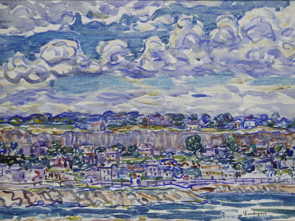 St. Malo By Maurice Brazil Prendergast Fine Art Print 2