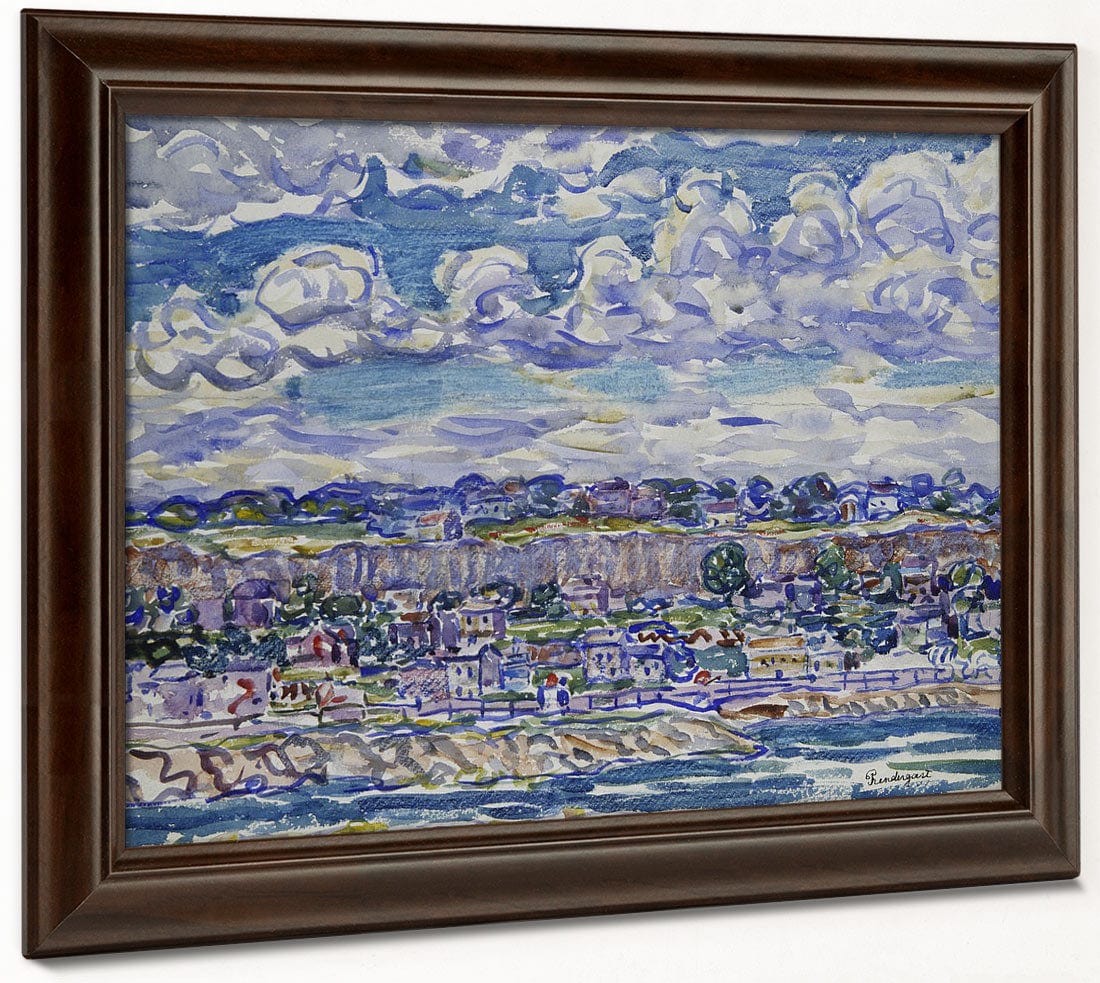 St. Malo By Maurice Brazil Prendergast Fine Art Print 2