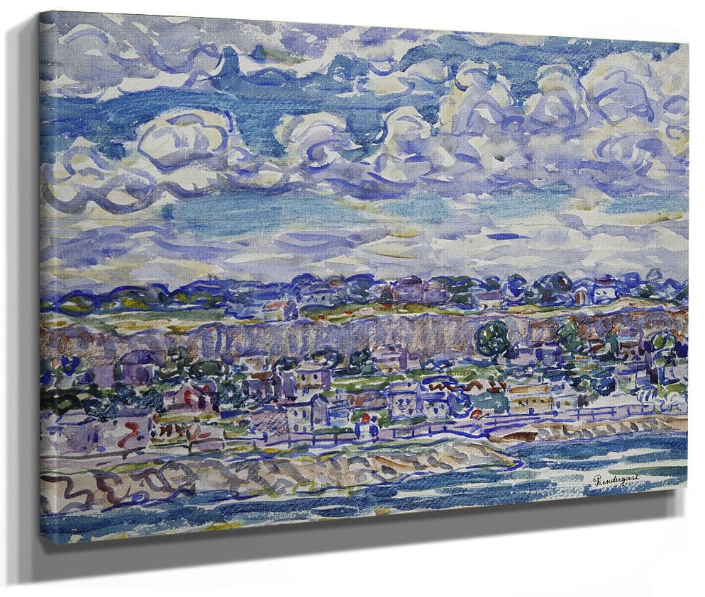 St. Malo By Maurice Brazil Prendergast Fine Art Print 2