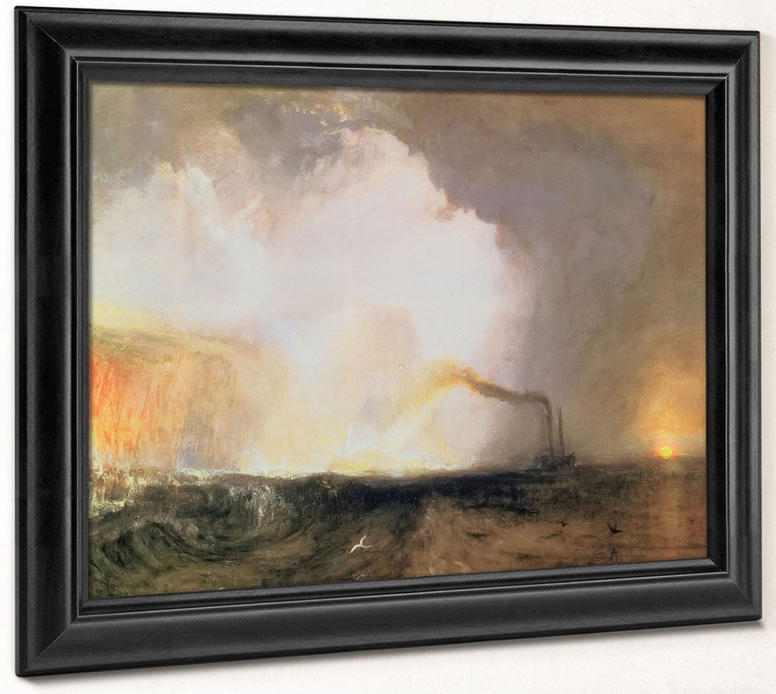 Staffa Fingal's Cave By Jwm Turner Fine Art Print 2