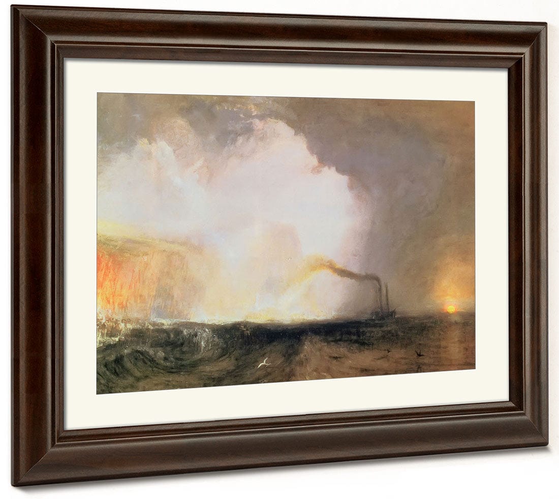 Staffa Fingal's Cave By Jwm Turner Fine Art Print 2