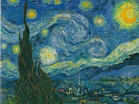 Starry By Night By Vincent By Van By Gogh Fine Art Print 2