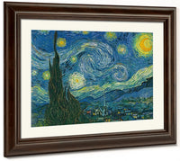 Starry By Night By Vincent By Van By Gogh Fine Art Print 2