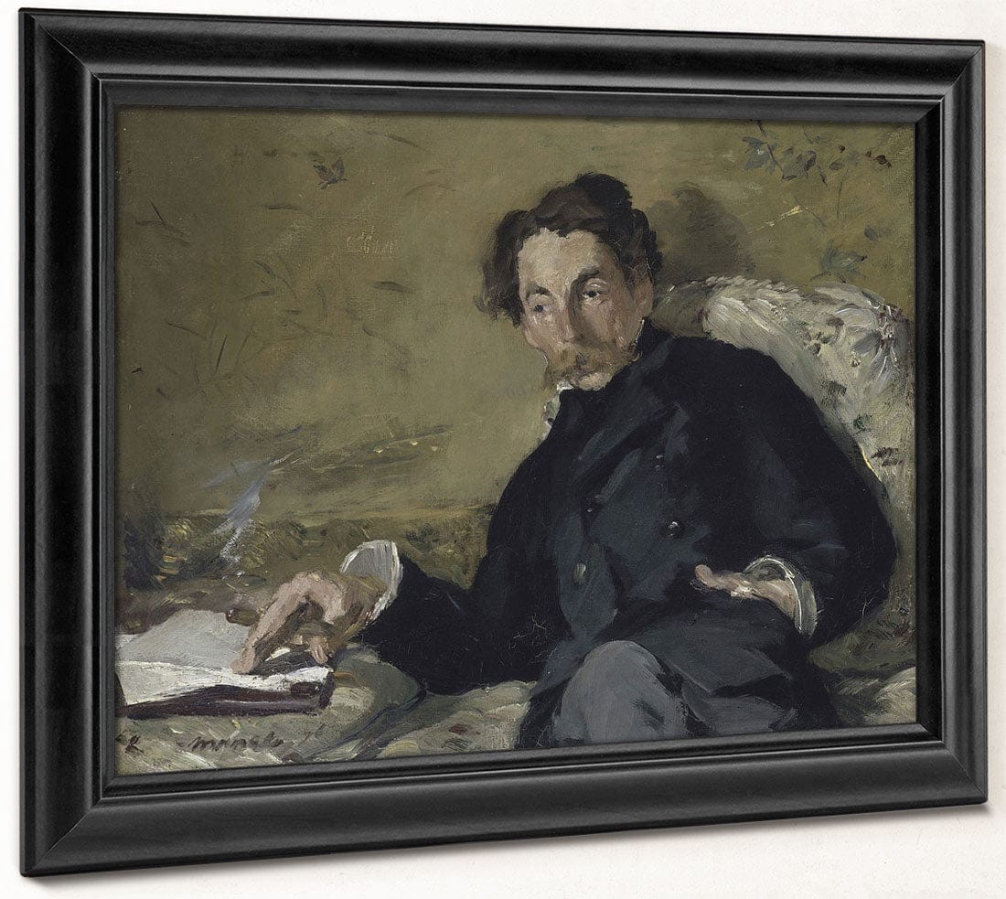 Stephane Mallarme By Edouard Manet Fine Art Print 2