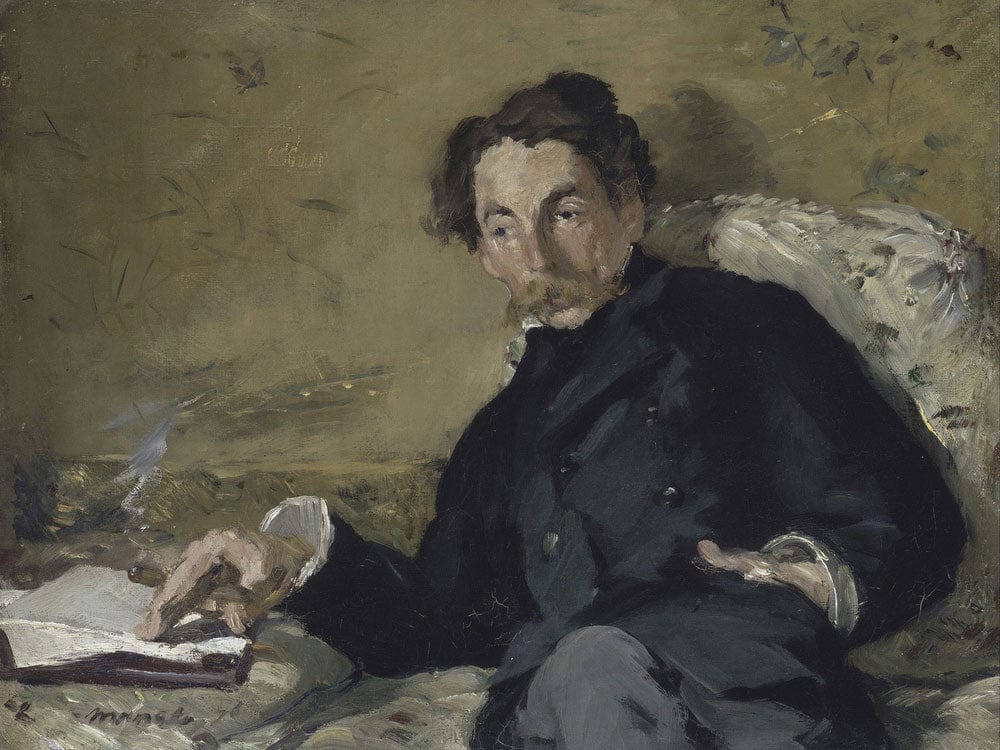 Stephane Mallarme By Edouard Manet Fine Art Print 2