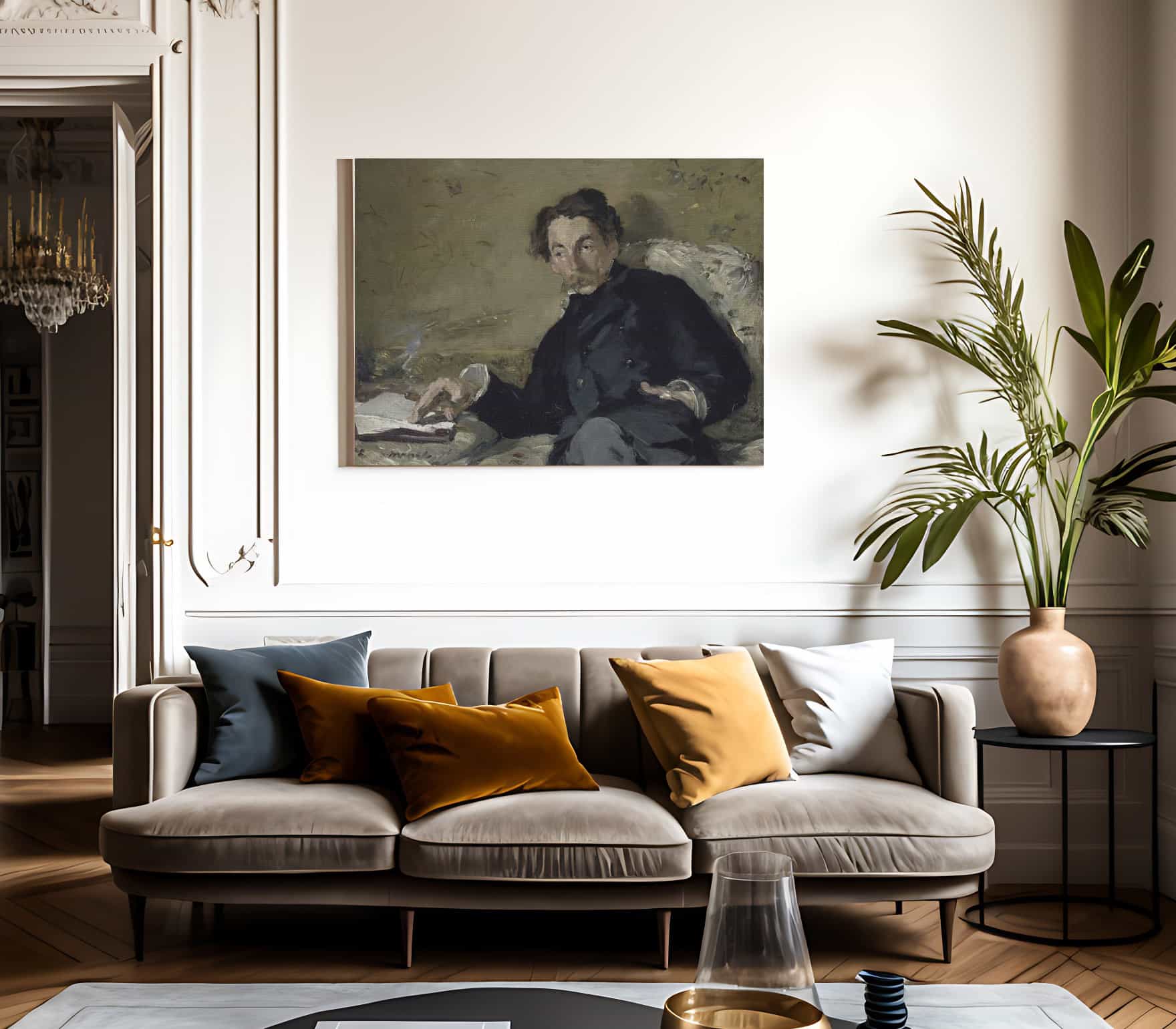 Stephane Mallarme By Edouard Manet Fine Art Print 2