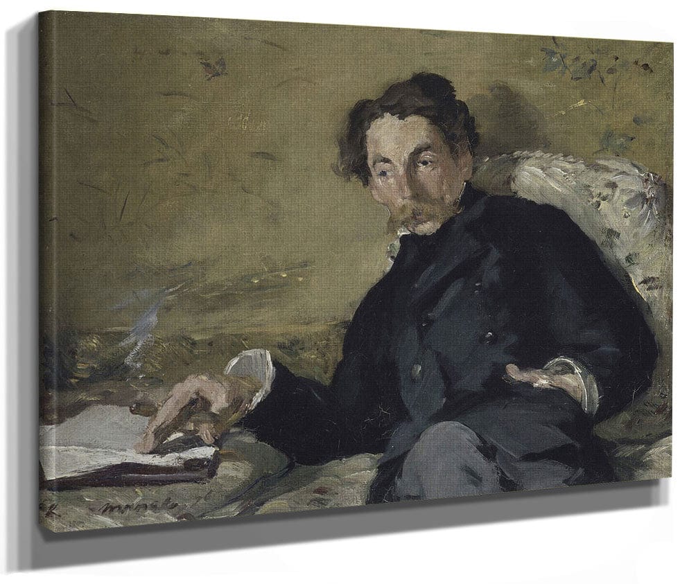 Stephane Mallarme By Edouard Manet Fine Art Print 2