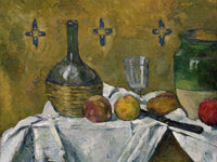 Still Life  Flask, Glass And Jugs By Paul Cezanne Fine Art Print 2