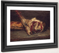 Still Life Of A Leg Of Mutton And Bread 1 By Paul Cezanne Fine Art Print 2