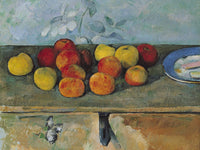 Still Life Of Apples And Biscuits By Paul Cezanne Fine Art Print 2