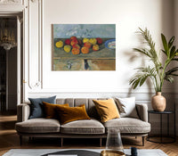 Still Life Of Apples And Biscuits By Paul Cezanne Fine Art Print 2