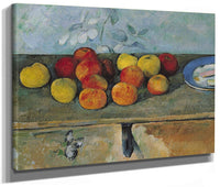 Still Life Of Apples And Biscuits By Paul Cezanne Fine Art Print 2