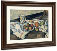 Still Life Of Peaches And Pears 1 By Paul Cezanne Fine Art Print 2
