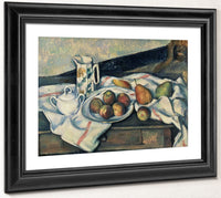 Still Life Of Peaches And Pears By Paul Cezanne Fine Art Print 2