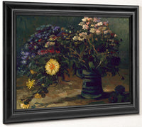 Still Life With A Bouquet Of Daisies By Vincent Van Gogh Fine Art Print 2