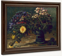 Still Life With A Bouquet Of Daisies By Vincent Van Gogh Fine Art Print 2