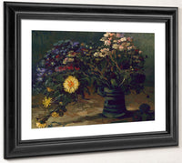 Still Life With A Bouquet Of Daisies By Vincent Van Gogh Fine Art Print 2