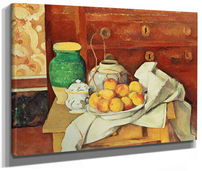 Still Life With A Chest Of Drawers By Paul Cezanne Fine Art Print 2