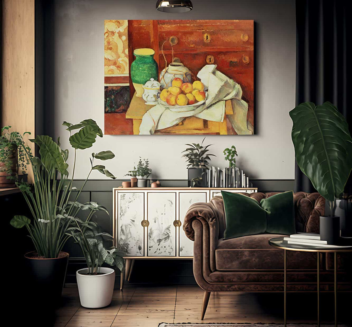 Still Life With A Chest Of Drawers By Paul Cezanne Fine Art Print 2
