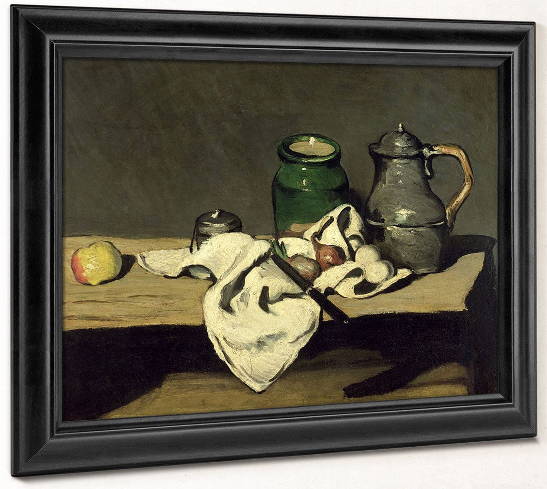 Still Life With A Kettle By Paul Cezanne Fine Art Print 2