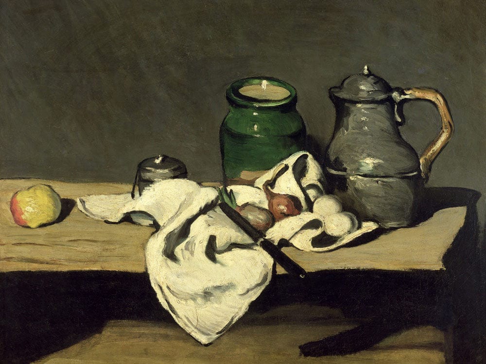 Still Life With A Kettle By Paul Cezanne Fine Art Print 2