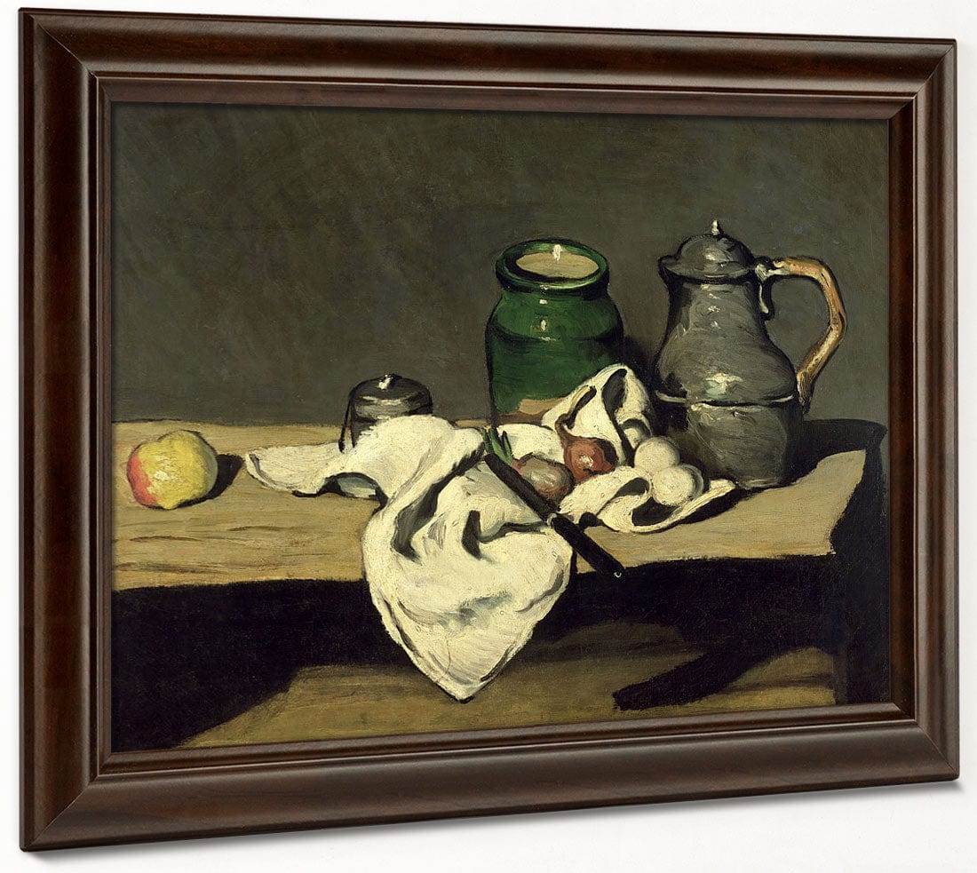Still Life With A Kettle By Paul Cezanne Fine Art Print 2