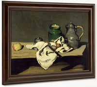 Still Life With A Kettle By Paul Cezanne Fine Art Print 2